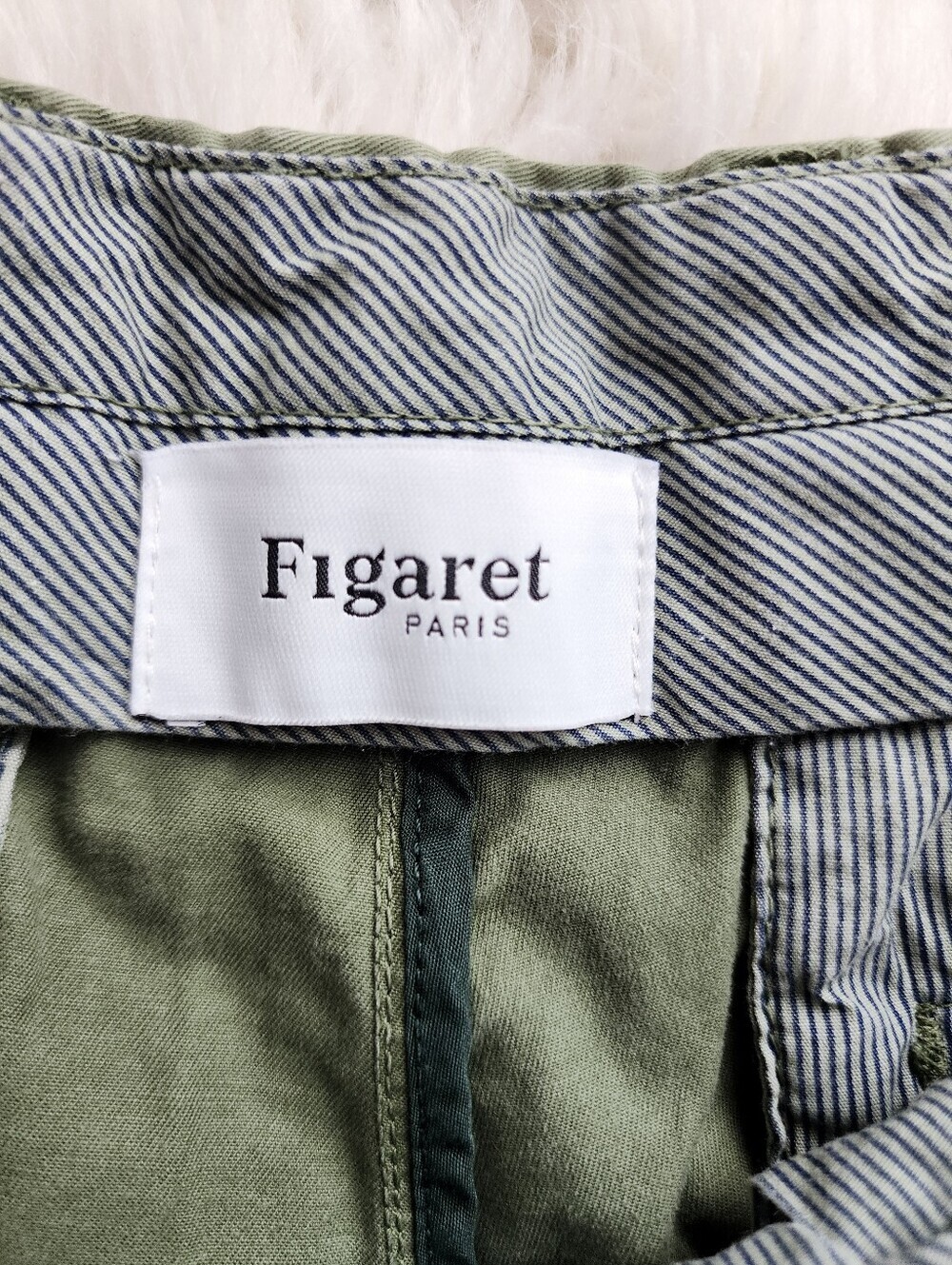 FIGARET PARIS OLIVE CHIN9 PANTS MENS SIZE 32 WAIST COMFTRABLE FIT - Picture 5 of 14